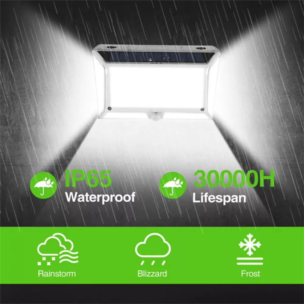 Set 8 Lampi Solare 80 LED, Luminozitate Puternica, 3 Moduri de Lumina, Protectie IP66