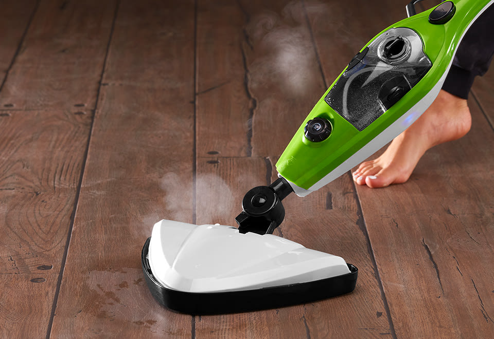 Mop cu Aburi H2O X10, Functie de Dezinfectare si Control Abur, 1300W, rezervor 400ml