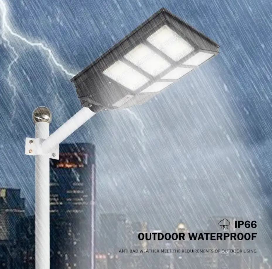 Stalp Stradal cu Incarcare Solara, Panou Solar Integrat, 45x35 cm, Putere Mare 600W + Stalp De Sustinere Cadou