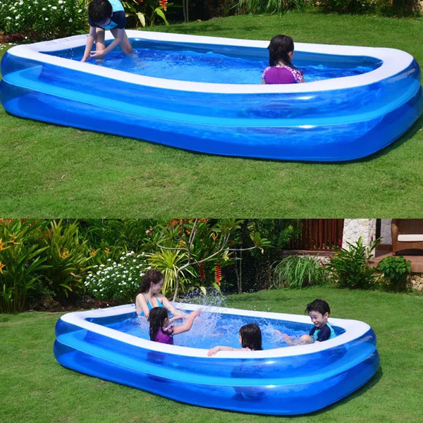 Piscina Gonflabila De 200x145x45cm + CADOU Kit Reparatie Piscina 6 Petece