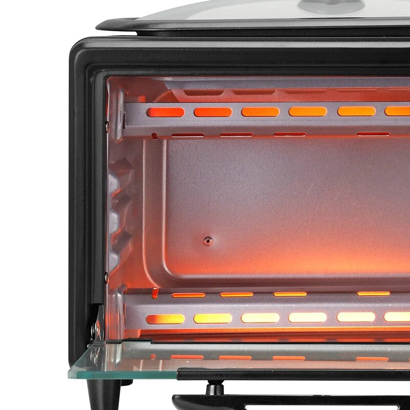 Dispozitiv 3in1 Pentru Micul Dejun, Cuptor, Grill si Filtru Cafea, Putere 1250W, Capacitate 9 Litri