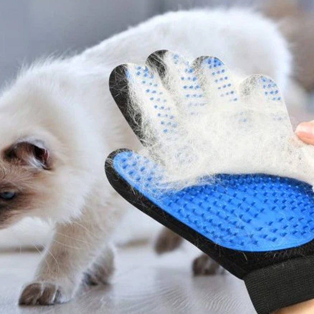 Set De 4 Accesorii Pentru Curatarea Scamelor Si Indepartarea Parului De Animale, Manusa, 2 Captatoare De Par Pentru Masina De Spalat, Perie Cu Zimti