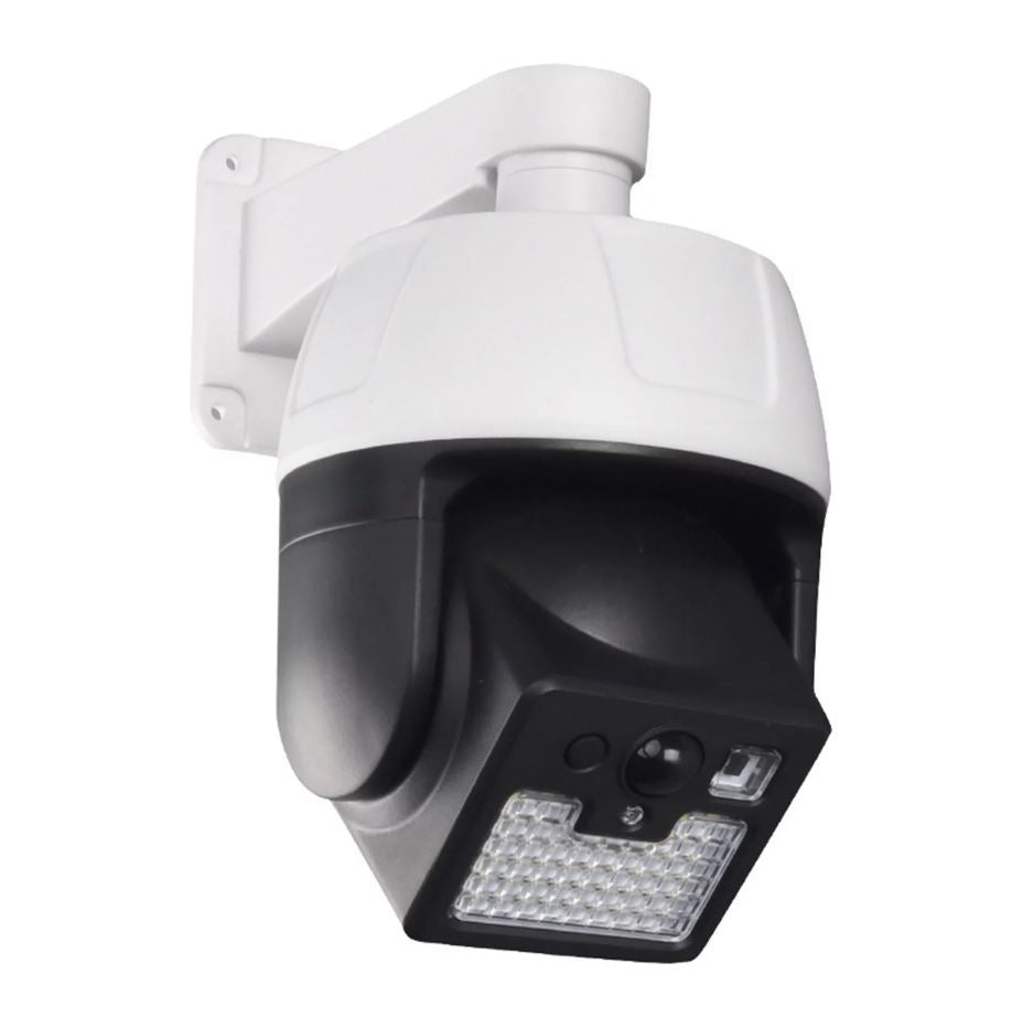 Set 1 + 1 Lampa cu Incarcare Solara, Tip Camera De Supraveghere, Control prin Telecomanda, Senzor De Miscare