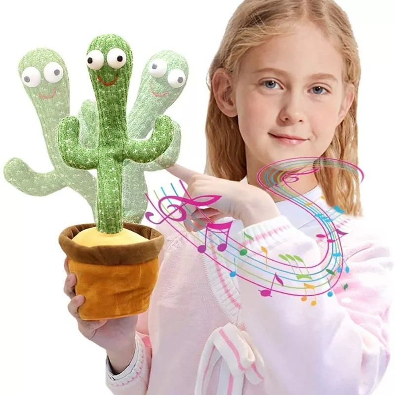 PACHET PROMO 1+1 CADOU Jucarie interactiva Cactus Vorbitor, Danseaza, Imita, Canta