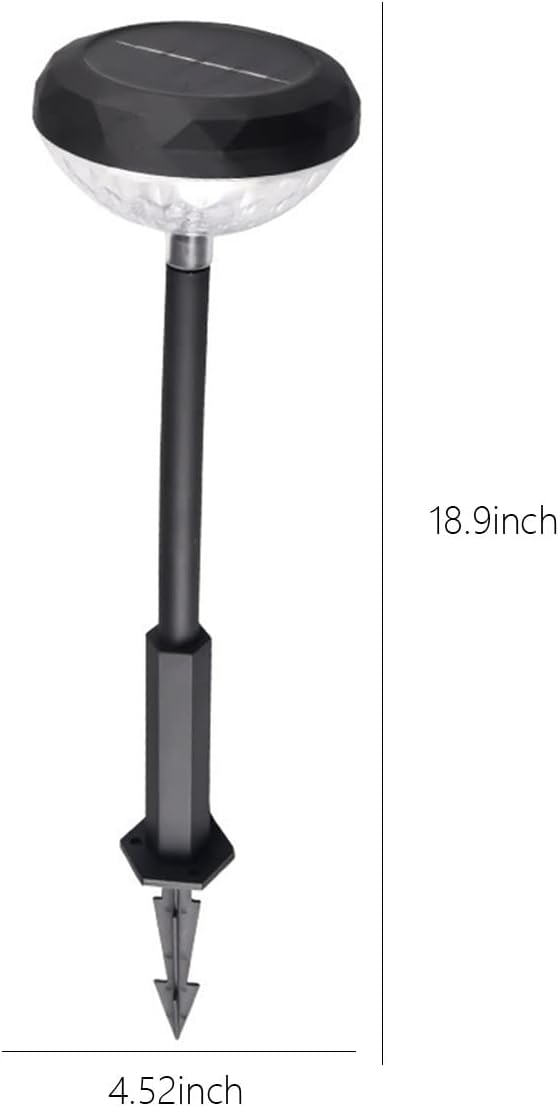 Set 2 Lampi Solare Stralucitoare, Cu Reflexii Puternice, Pentru Exterior, Rezistente La Apa, Alb Cald si Multicolor