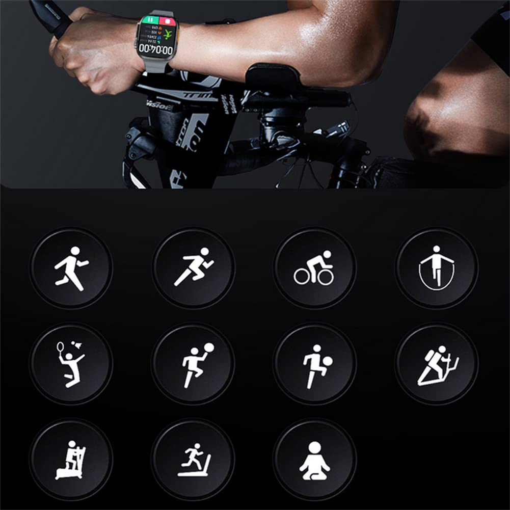 SmartWatch T800 Ultra cu Incarcator Wireless, Notificari Apel si Retele Sociale + Monitorizare Sanatate