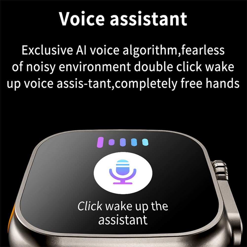 SmartWatch T800 Ultra cu Incarcator Wireless, Notificari Apel si Retele Sociale + Monitorizare Sanatate