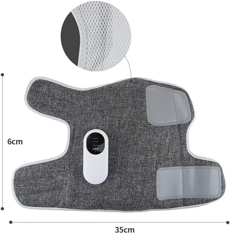 Dispozitiv De Masaj Cu Incalzire si Compresie Aer, Pentru Gambe si Picioare, Cu Afisaj Digital si Acumulator, 6 Moduri de Masaj