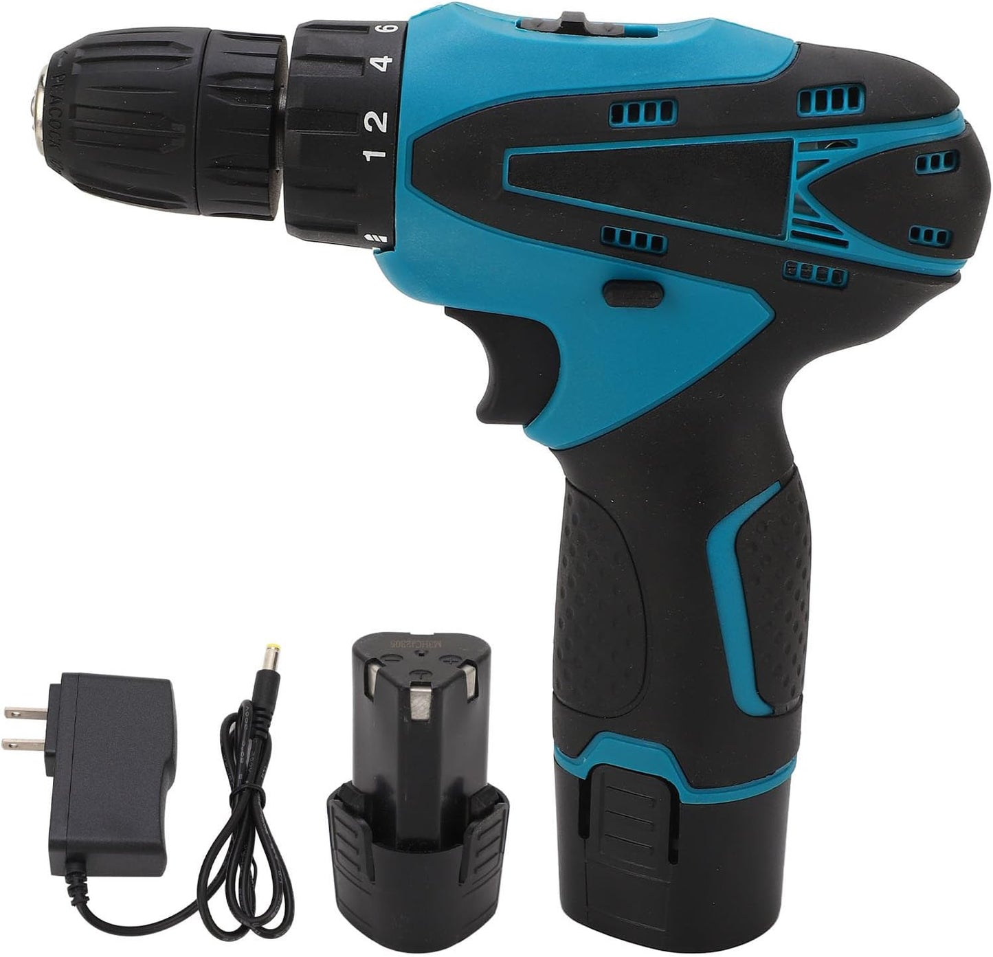 Bormasina Electrica, 2 Baterii 12V, 75 Accesorii + Geanta De Transport CADOU
