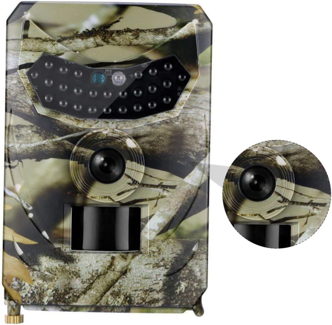 Camera De Supraveghere Nocturna, Model Camuflaj, Rezistenta La Apa, Senzor de Miscare + Stick de Memorie CADOU