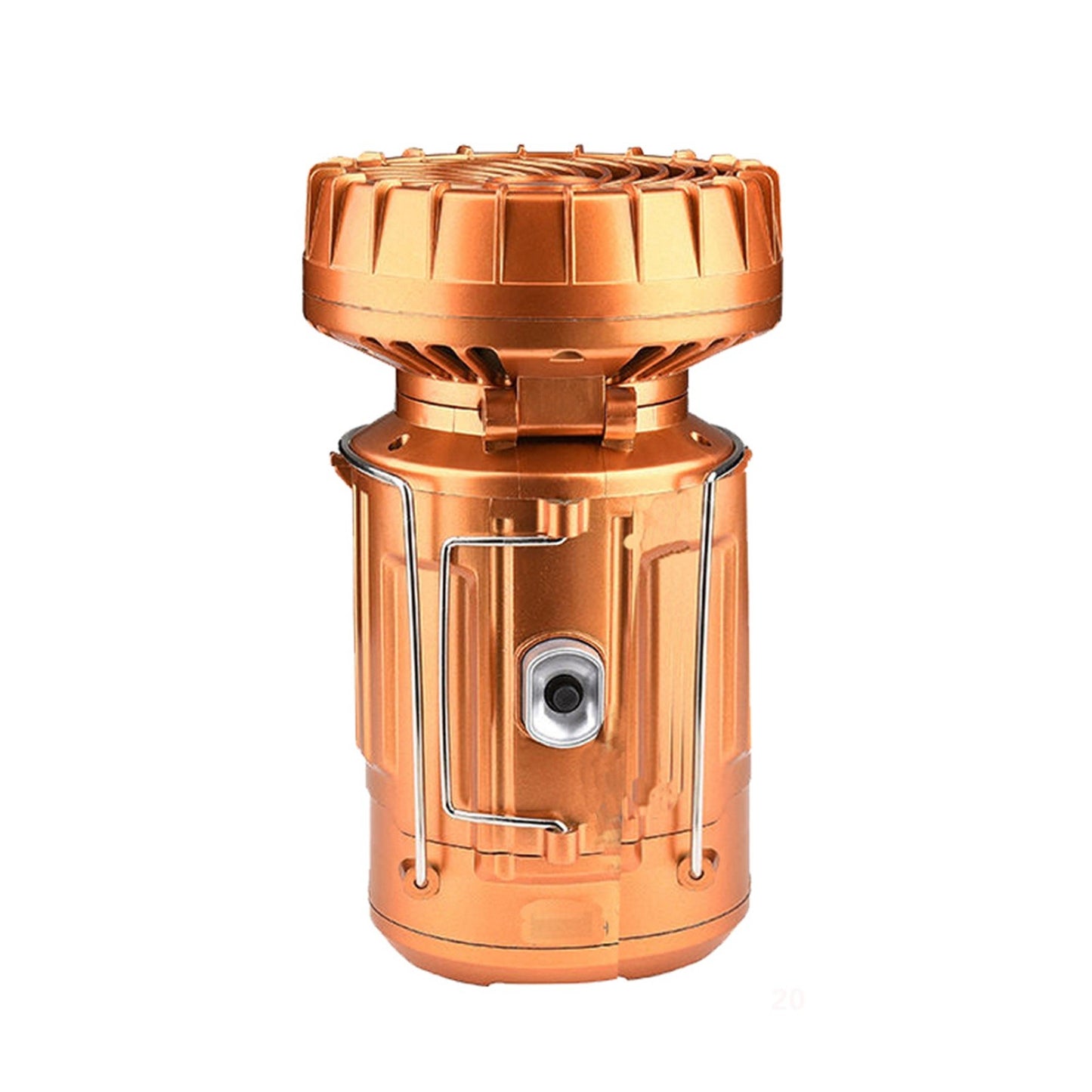 Lampa Solara Pentru Camping, Ventilator Incorporat, Lumina LED Cu Raza De 360 De Grade