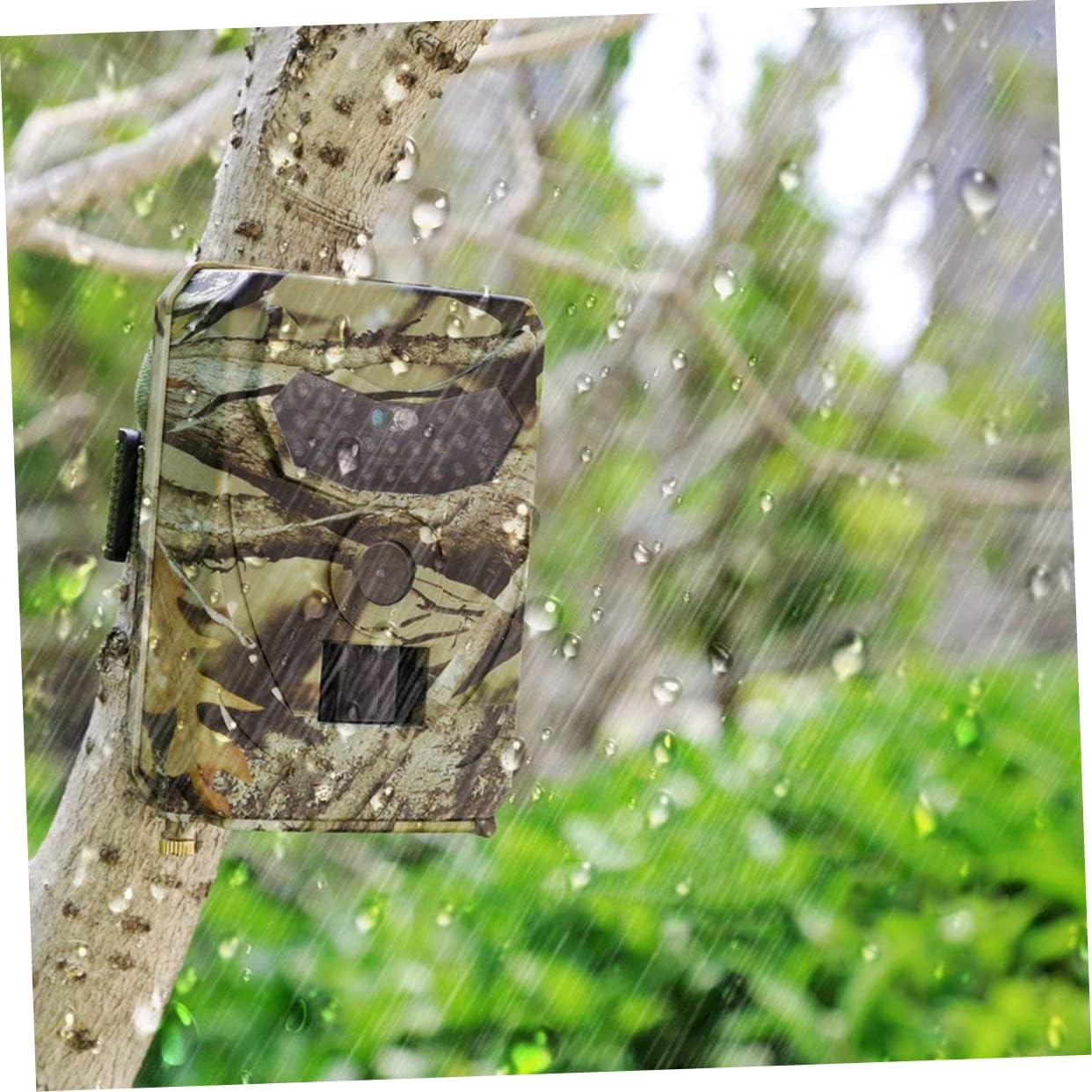 Camera De Supraveghere Nocturna, Model Camuflaj, Rezistenta La Apa, Senzor de Miscare + Stick de Memorie CADOU