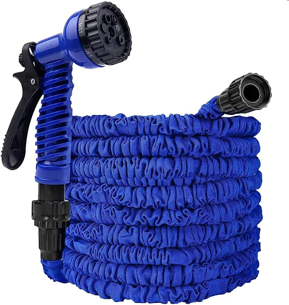 Furtun Extensibil WOW HOLE pana la 60m + PISTOL DE STROPIT cadou