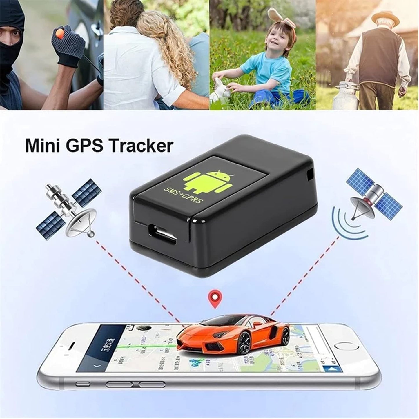 Mini Dispozitiv cu GPS, Localizare si Ascultare In Timp Real, Aplicatie Telefon, Inregistare pe Card