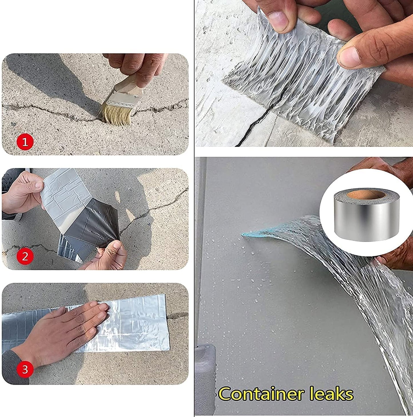 Banda Adeziva Durabila, Rezistenta La Apa si Temperaturi Inalte, Pentru Reparatii si Izolatii, 5 cm x 10 m, 1+1 CADOU