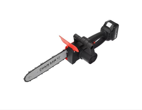 Drujba Electrica, Cu 2 x Lama 31 cm (12 INCH), 2 x Lant, 2 x Acumulator 48 V, Geanta De Transport CADOU
