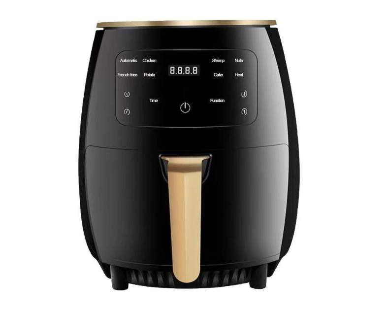 Friteuza Fara Ulei, Cu Aer Cald, Functie de Coacere, Putere 2400 W, Capacitate 6 litri, Afisaj LCD