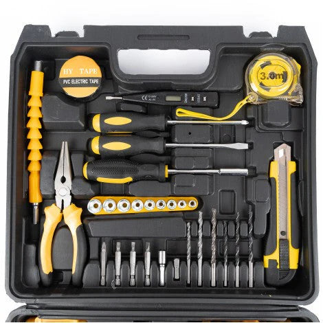 Trusa Bormasina Cu 2 Acumulatori De 20V, Incarcator Pentru Acumulatori, 23 De Accesorii, Geanta De Transport Din Plastic