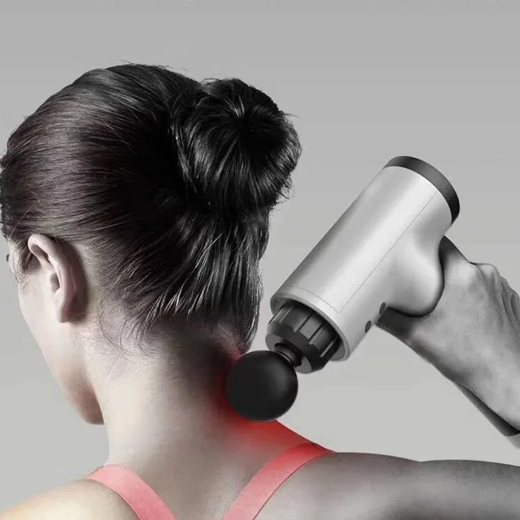 Mini Aparat De Masaj, Massage Gun, Cu 4 Trepte De Viteza Si Baterie Reincarcabila