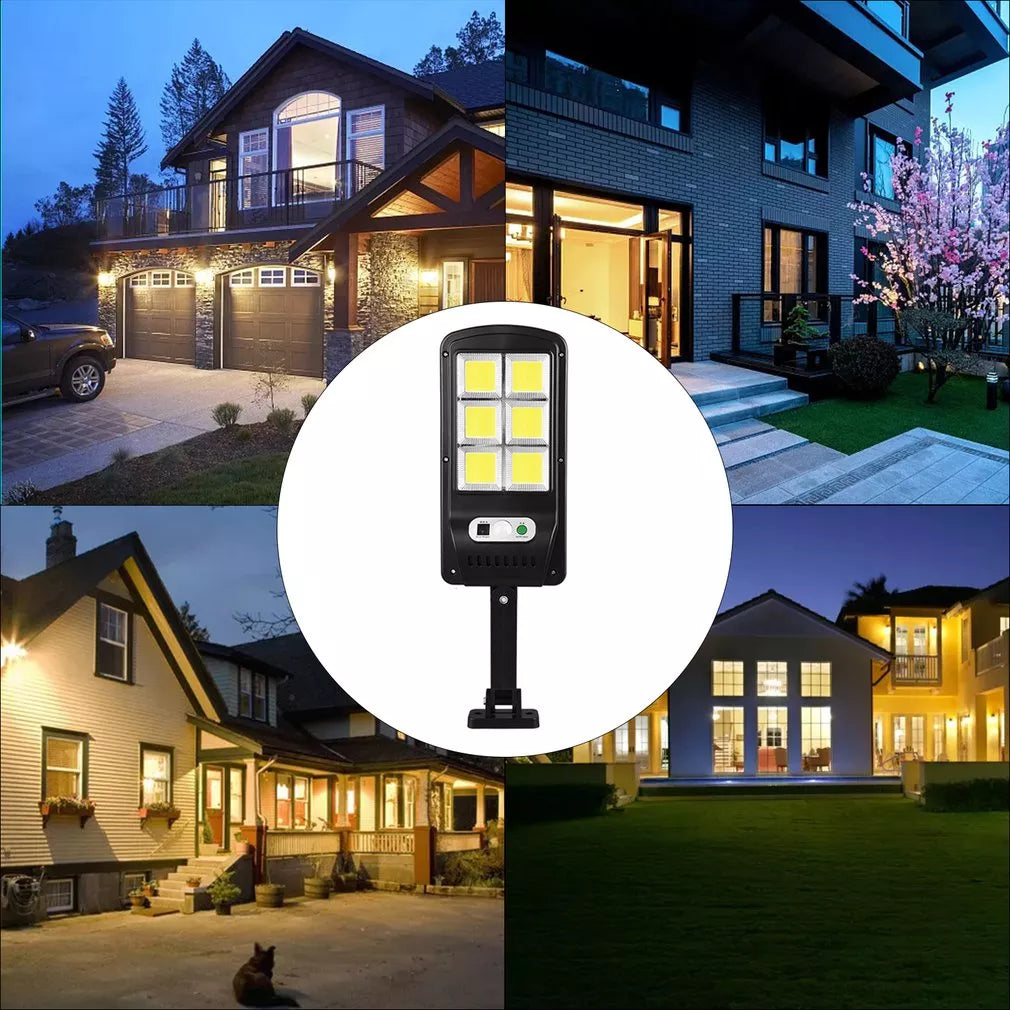 Set De 2 Lampi Solare, Cu Senzor De Miscare SI Telecomanda, 300W + CADOU Dus Solar 20 Litri