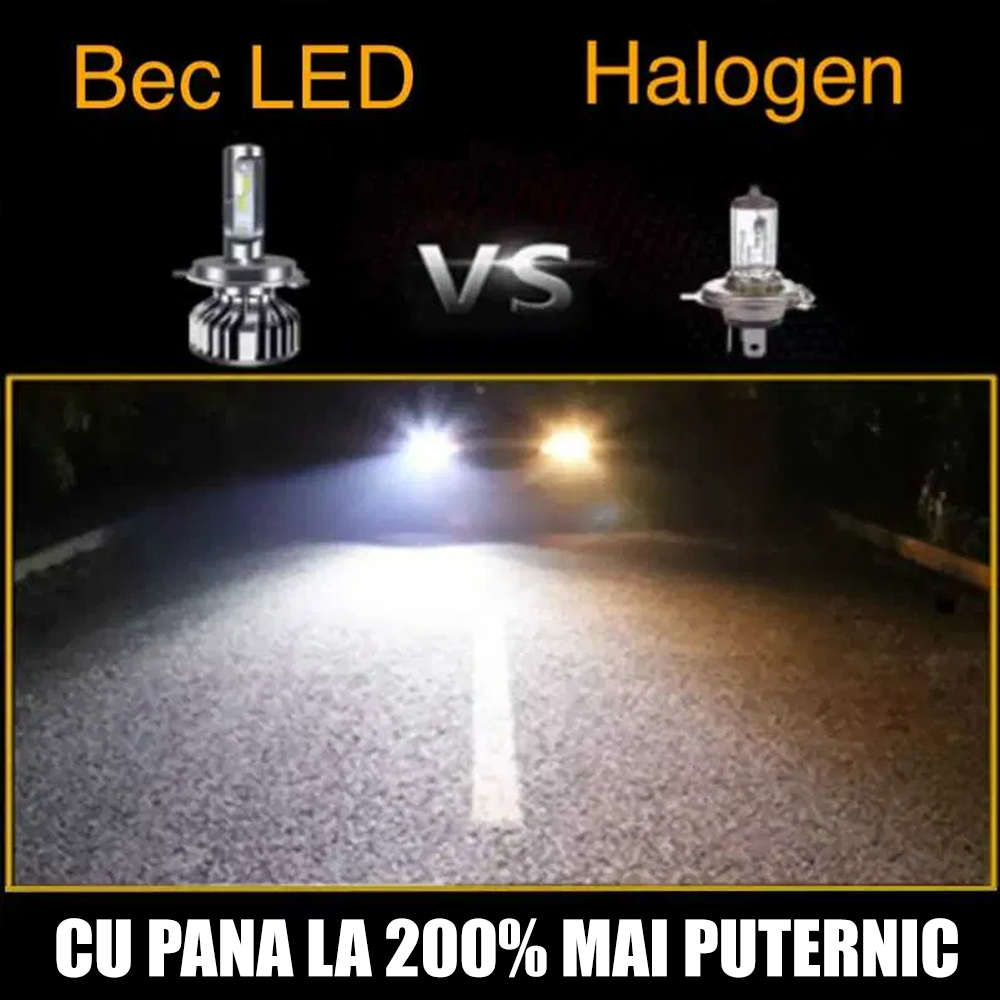 SET BECURI AUTO LED C6 H7, 7600 LUMENI, 36 W