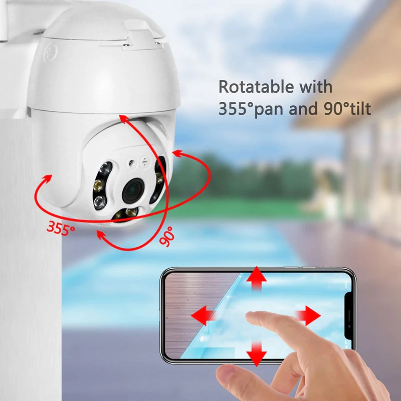 REDUCERE: SET 2 X Camera Smart Color Jortan Surveillance2® Wifi, IP Vizualizare Live Prin Aplicatie, Senzor de Miscare, CW2