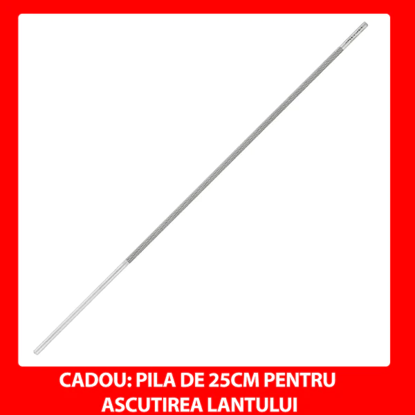 Lichidare STOC: Mini Fierastrau Electric Cu Acumulatori 24V, 2x Baterie + 2x Lant + 2x Lama, 6 Inch + CADOU pila 25cm + GEANTA de depozitare