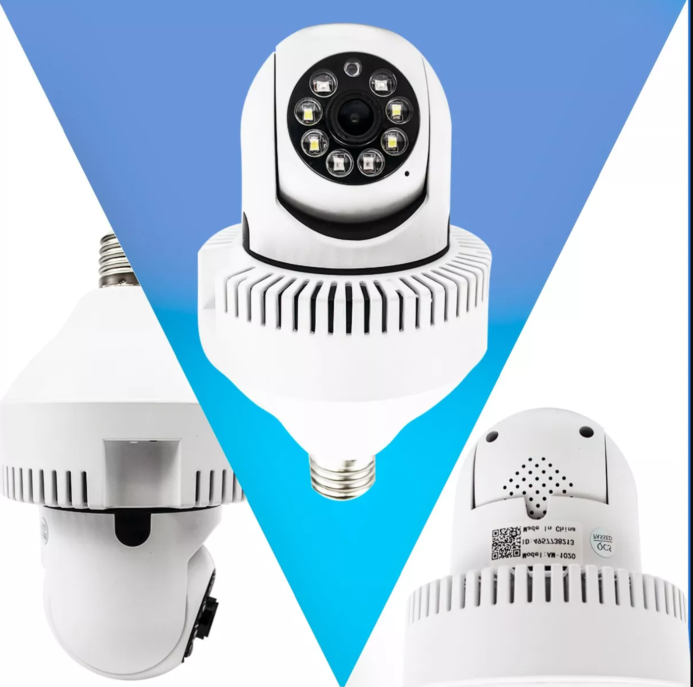 Camera De Supraveghere, Conexiune Wifi, Aplicatie Pentru Telefon, Senzor De Miscare si Microfon + Card 32 GB CADOU