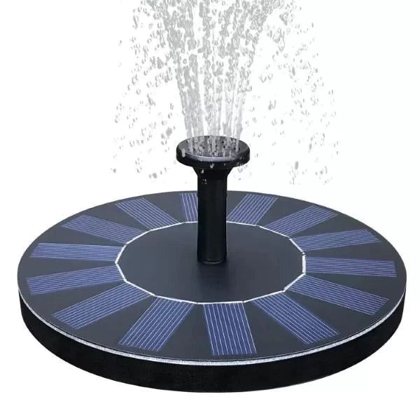 Fantana Arteziana Solara Pentru Gradina, Panou Solar Incorporat, 4 Moduri De Pulvelizare