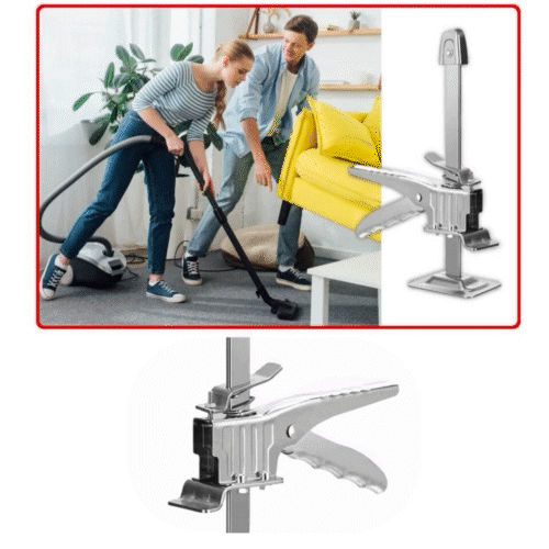 Dispozitiv Pentru Ridicat Mobila, Pana la 14 Cm, Din Otel, Gretutate Maxima Suportata 80 Kg