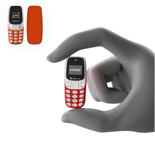 Mini Telefon Dual SIM, Dimensiune ecran 0.66 Inch, Baterie 350 mAh, Bluetooth
