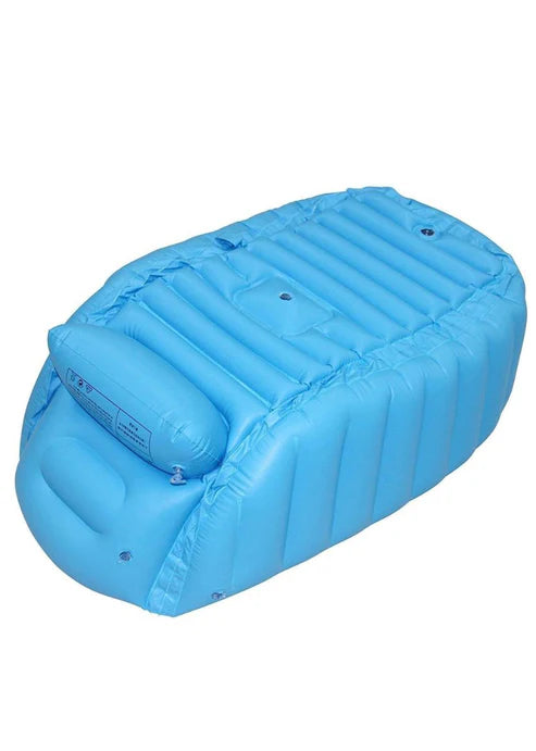 PACHET PROMO: Piscina Gonflabila Premium 115x 82x 33 cm + Cadita Gonflabila Bebelusi 0–36 luni + Pompa Electrica+Ventilator Arctic Cool