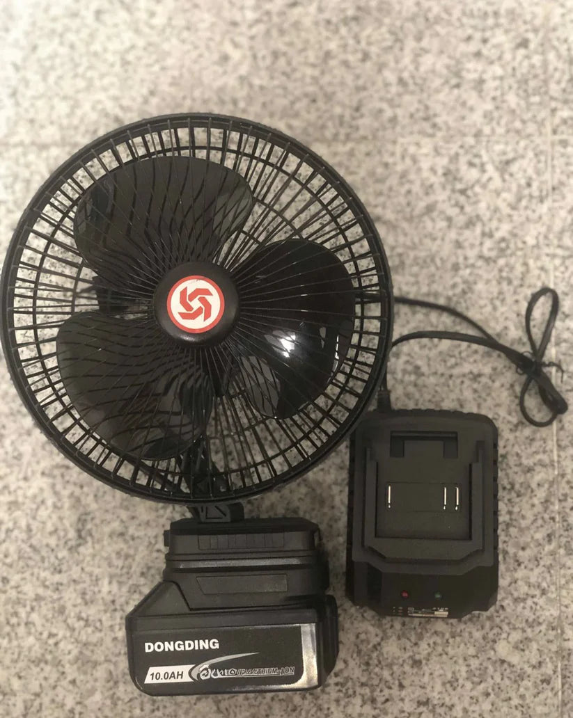 Ventilator Portabil Cu Acumulator Puternic – Baterie 96V + Încarcator CADOU