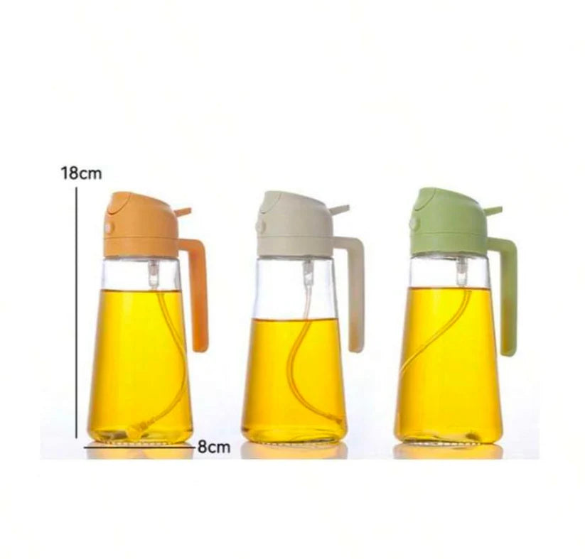 1+1 GRATIS: Recipient Presurizat Pentru Ulei Cu Pulverizare Fina, 300 ml