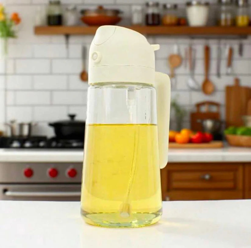 1+1 GRATIS: Recipient Presurizat Pentru Ulei Cu Pulverizare Fina, 300 ml