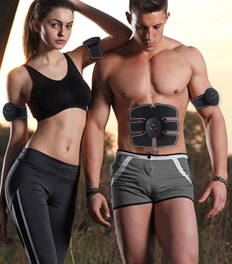 OFERTA 1+1 GRATIS: Aparat Pentru Electrostimulare Musculara EMS Pro 3, Pentru Abdomen Si Brate