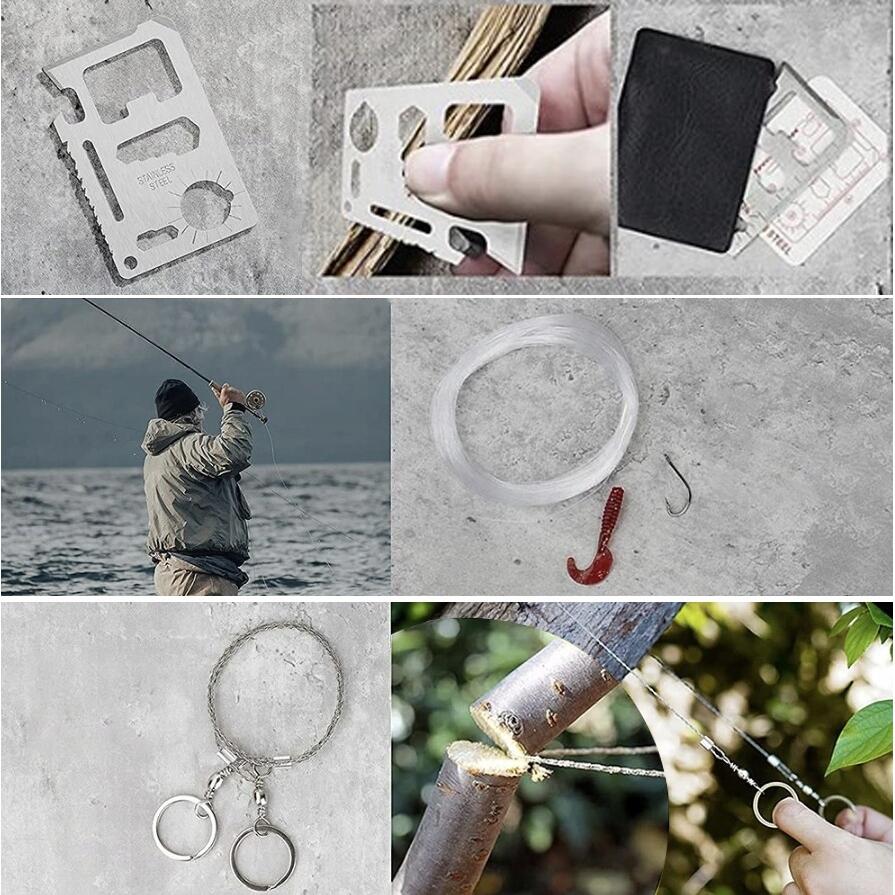 Kit Multifunctional Pentru Supravietuire, Ideal Pentru Cutremure si Situatii Extreme, 32 Piese, Trusa Pentru Depozitare Inclusa