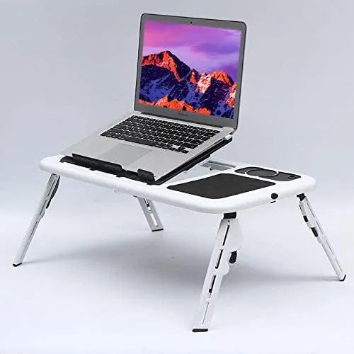 Masa de laptop ERGO PLUS cu 2 ventilatoare si alimentare USB si spatiu mouse pad, 285 x 316 x 36 mm