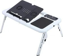 Masa de laptop ERGO PLUS cu 2 ventilatoare si alimentare USB si spatiu mouse pad, 285 x 316 x 36 mm