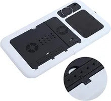 Masa de laptop ERGO PLUS cu 2 ventilatoare si alimentare USB si spatiu mouse pad, 285 x 316 x 36 mm