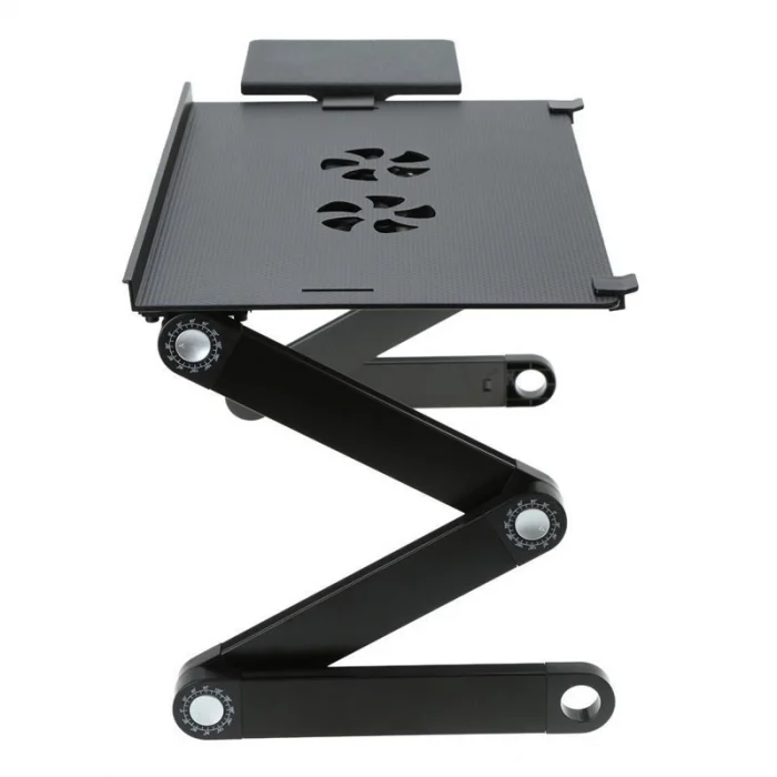Masa Laptop Pliabila, Cu 2 Ventilatoare, Reglabila, Suport Mouse Inclus