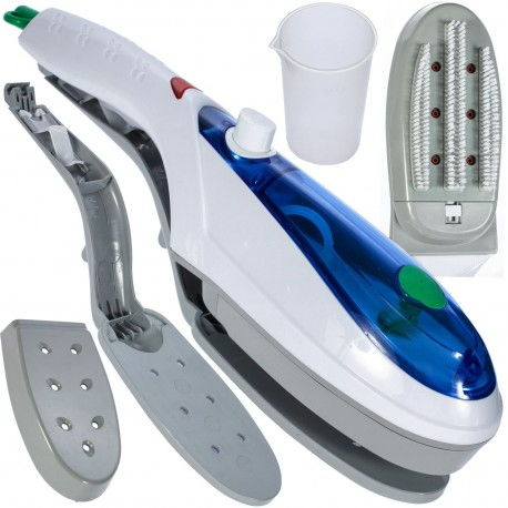 Fier de calcat vertical cu aburi portabil cu design ergonomic, 800W Tobi Travel Steamer