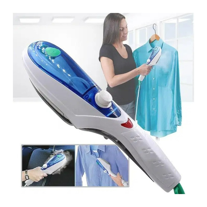 Fier de calcat vertical cu aburi portabil cu design ergonomic, 800W Tobi Travel Steamer