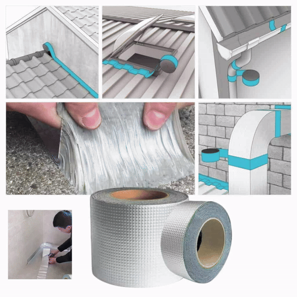 Banda Adeziva Durabila, Rezistenta La Apa si Temperaturi Inalte, Pentru Reparatii si Izolatii, 5 cm x 10 m, 1+1 CADOU