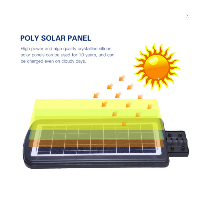 Stalp Stradal cu Incarcare Solara, Panou Solar Integrat, 45x35 cm, Putere Mare 600W + Stalp De Sustinere Cadou