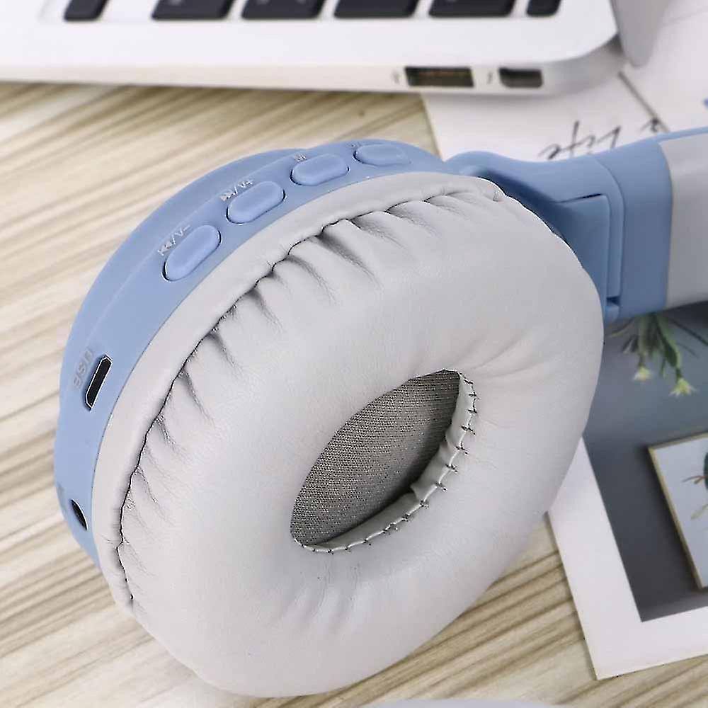 Casti Wireless, Pliabile, Urechi De Pisica, Conexiune Bleutooth, Card TF Si AUX, Inaltime Reglabila