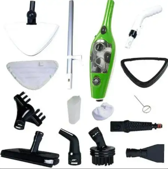 Mop cu Aburi H2O X10, Functie de Dezinfectare si Control Abur, 1300W, rezervor 400ml