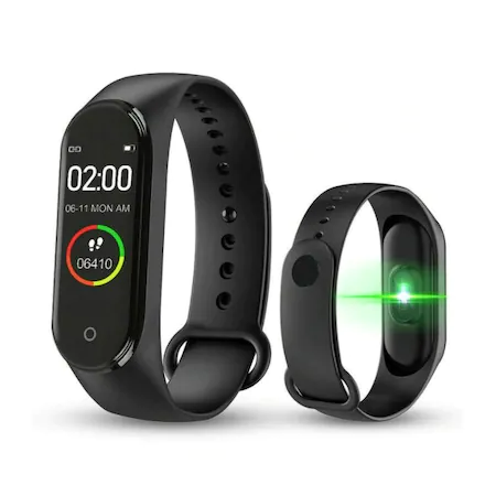 Bratara fitness Ultimate Pro 4 cu ecran color HD (masoara ritm cardiac, puls, pasi, distanta, calorii arse)