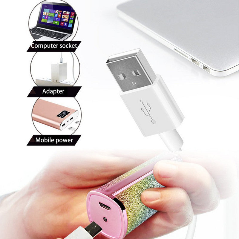 Trimmer Pentru Fata Si Corp, 2 Capete, Lumina LED, Incarcare Prin USB