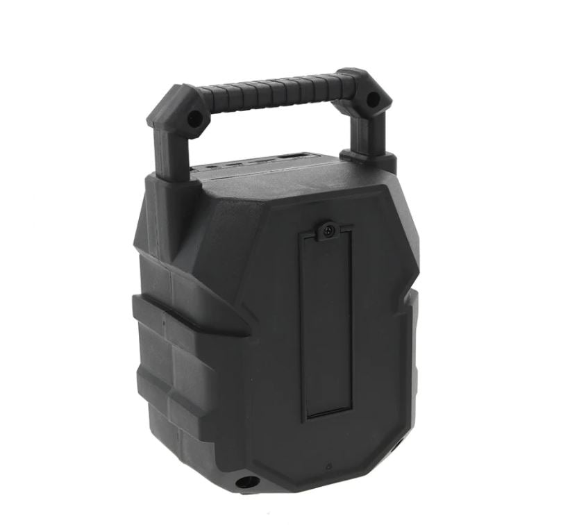Boxa Portabila cu Bluetooth, Iluminare LED, Incarcare USB, Slot Card Micro SD, Negru